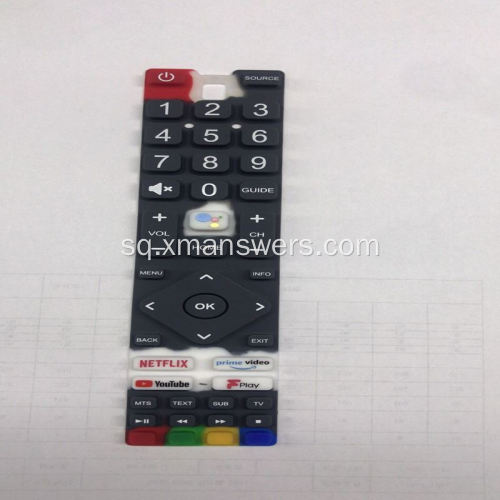 Tastiera me telekomandë silikoni për printim mëndafshi për televizor